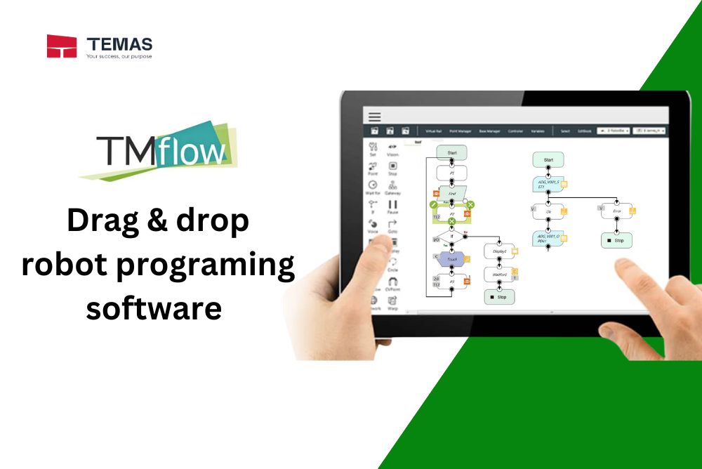 TMflow: Easy Drag & Drop Robot Programming